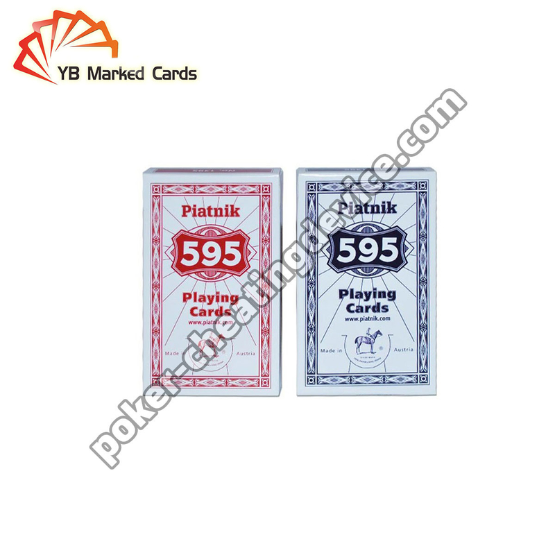 Piatnik 595 Juice Poker เครื่องหมายอินฟราเรดสําหรับการ์ดที่ติดป้าย