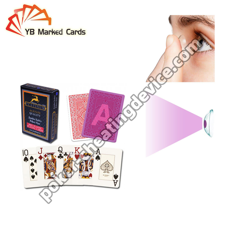 คุณภาพสูง Modiano Platinum Acetate ตราเกมโป๊กเกอร์สําหรับเลนส์สัมผัสอินฟราเรด
