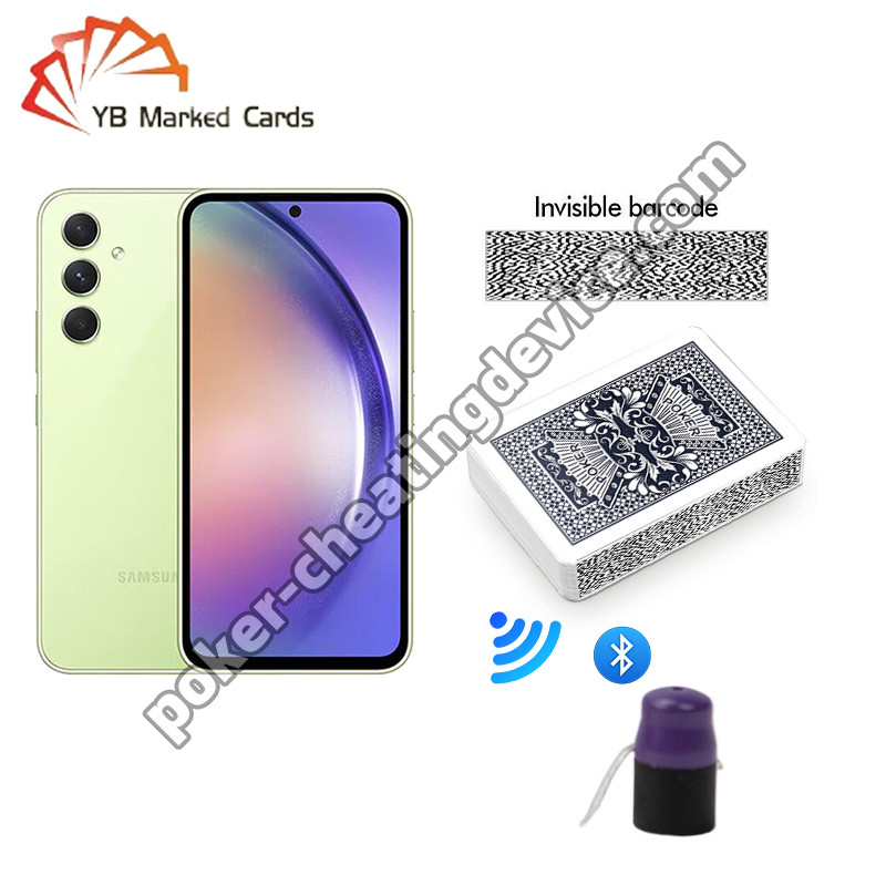 Samsung Galaxy A54 CVK 400 เครื่องวิเคราะห์บาร์โค้ดสําหรับการ์ดเล่น