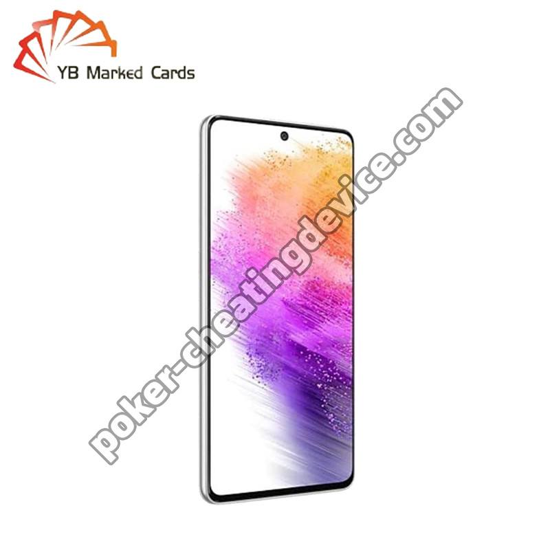 Samsung Galaxy A73 AKK K5 เครื่องวิเคราะห์เกมโป๊กเกอร์สําหรับบาร์โค้ด