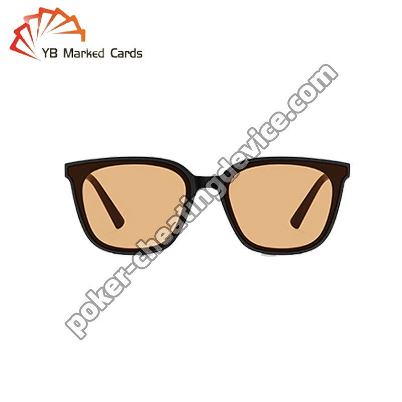 แว่นตาอ่านไพ่ลับสําหรับโป๊กเกอร์ - กรอบสีดํา Slimline, การปรับปรุงกรอง IR