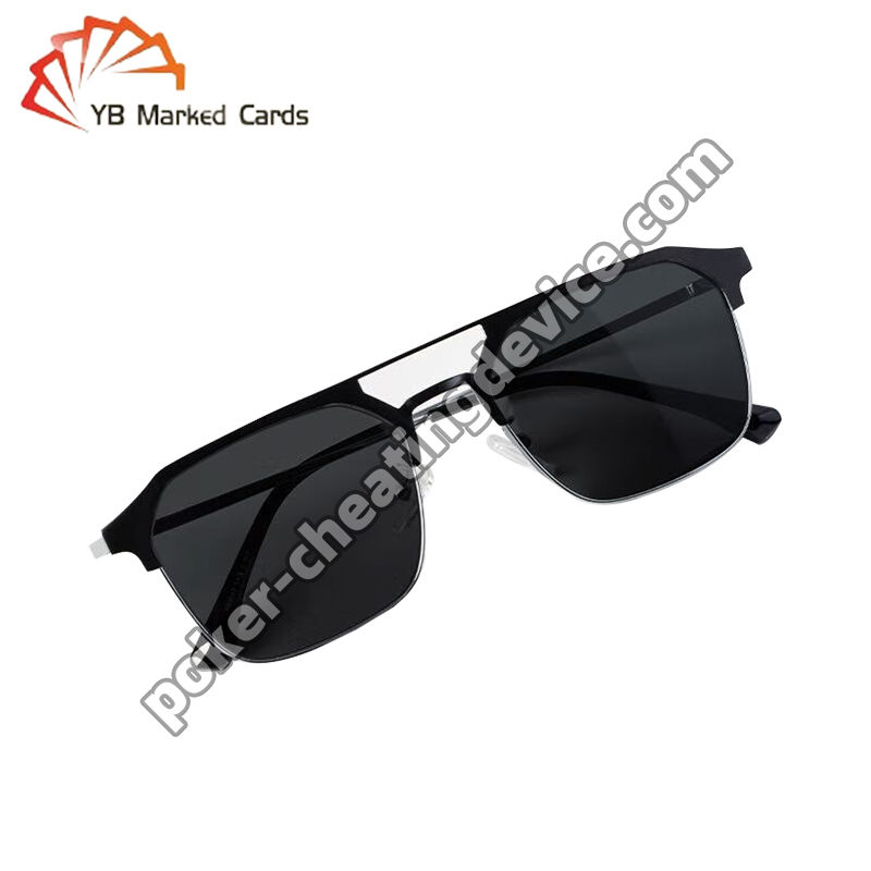 แว่นตาโกงโป๊กเกอร์พร้อมระบบตรวจจับทันที ดีไซน์ไร้ร่องรอยสำหรับไพ่ที่ทำเครื่องหมายด้วยอินฟราเรดทุกชนิด