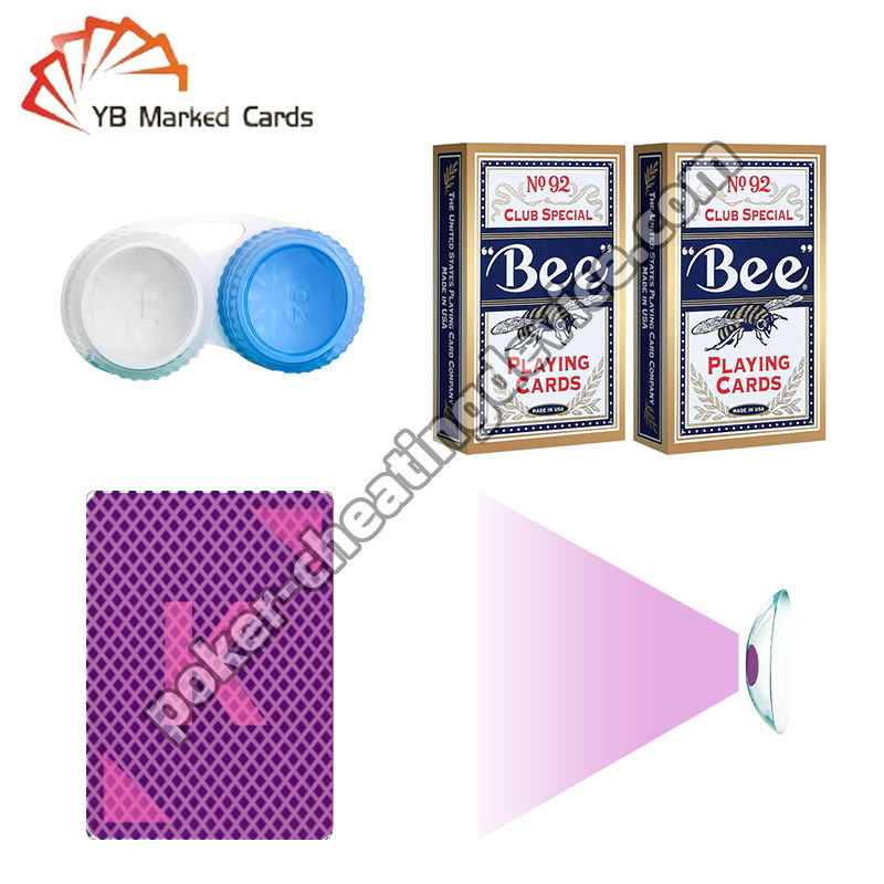 เลนส์สัมผัสแสง X ที่ใช้อินฟราเรด มีอายุการใช้ 1 ปี สําหรับเกมโป๊กเกอร์