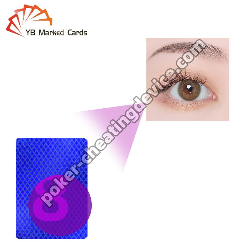 คอนแทคเลนส์อินฟราเรดขั้นสูงพร้อมปริมาณน้ำ ≥ 50% และขนาดรูม่านตา 4-12 มม. สำหรับกลโกงโป๊กเกอร์