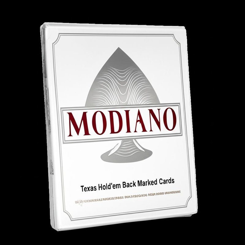 Modiano Texas Poker Hold'em Back Marked Cards – Undetectable Infrared Marked Deck