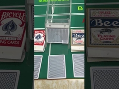 สีดํา Copag แพลสติกการเล่นไพ่ โป๊กเกอร์ การพนัน อะไหล่ 54 การเล่นไพ่ 58 * 88mm