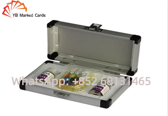 8.6 มม. คอนแทคเลนส์ตาสีเทา HEMA IR Marked Poker Cards คอนแทคเลนส์