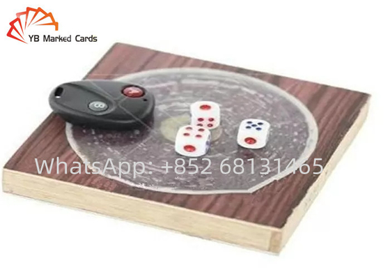 ลูกเต๋าอิเล็กทรอนิกส์ 10mm / 12mm D6 พลาสติก A รีโมทคอนโทรล Electronic Cheating Dice