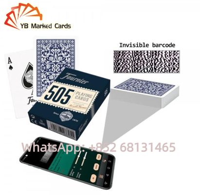 อุปกรณ์วิเคราะห์โป๊กเกอร์ไร้สายหนึ่งสำรับการสแกน Fournier 505 Playing Cards