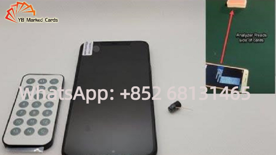 คาสิโน 20cm Spy Hidden Camera Scanner พร้อม Poker Analyzer Watch