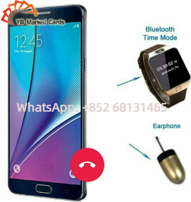 อุปกรณ์วิเคราะห์โป๊กเกอร์ป้องกันการโกงสีขาว Samsung S718 กล้องสแกนการ์ด
