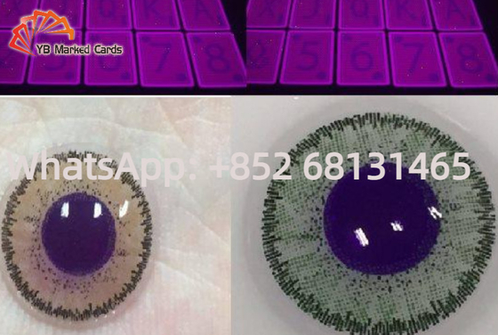 การ์ดเล่นการพนันเลนส์ 5mm Magic 8mm คอนแทคเลนส์ Choorg Material