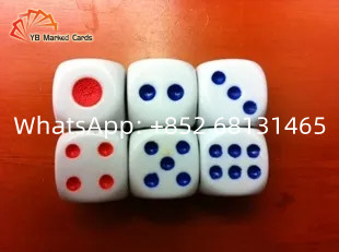 Red Mercury Dice Cheating Device เกมการพนันพลาสติก Dice