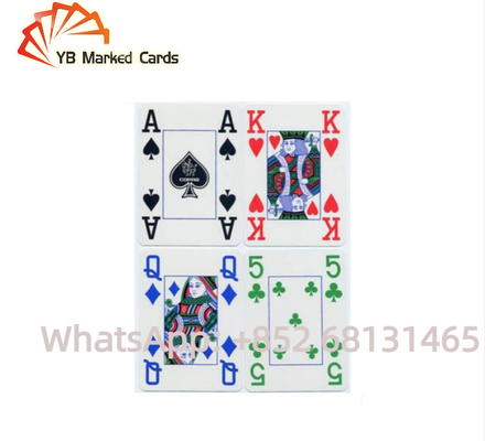 Poker Cheat Copag 1546 บัตรเล่นที่มองไม่เห็นพลาสติกสำหรับคอนแทคเลนส์ UV