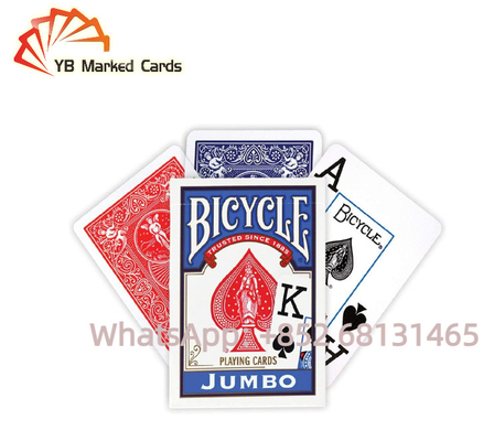 บัตรโป๊กเกอร์จักรยานเคลือบเงาโกงไพ่ลามิเนท