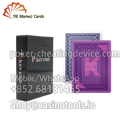 Copag Poker Club ไพ่ที่มีเครื่องหมายอินฟราเรดสำหรับอุปกรณ์โกงโป๊กเกอร์