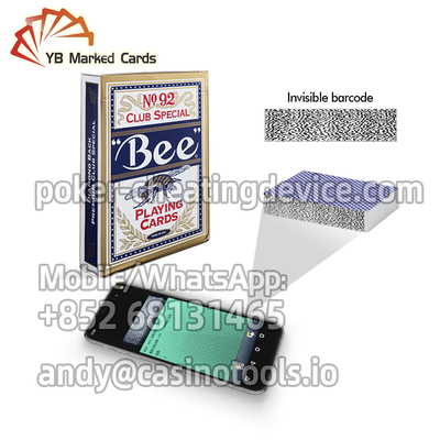 Makers Bee No.92 บาร์โค้ดทำเครื่องหมายไพ่สำหรับอุปกรณ์โกงโป๊กเกอร์