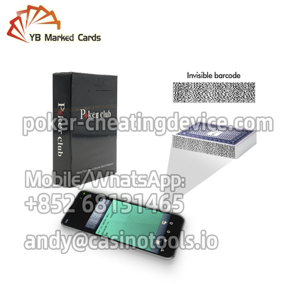บาร์โค้ด ISO2001 Poker Club ทำเครื่องหมายไพ่สำหรับอุปกรณ์โกงโป๊กเกอร์