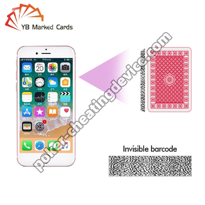 Texas Iphone 6 Cheating Video Poker Plastic Scanner ไม่มีซอฟต์แวร์การ์ดที่ทำเครื่องหมายไว้