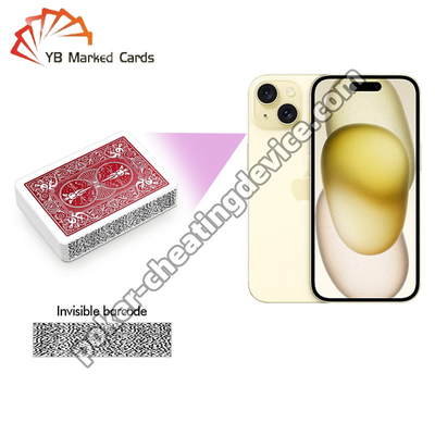 CVK 600 iPhone 15 Barcode การ์ดโป๊กเกอร์ วิเคราะห์ผลการเล่นที่แม่นยํา