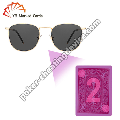 เครื่องตรวจจับบัตรที่ติดป้าย แก้วสําหรับโป๊กเกอร์ รางดําที่ระมัดระวัง เกรดออปติก ความแม่นยําที่คุ้มค่า