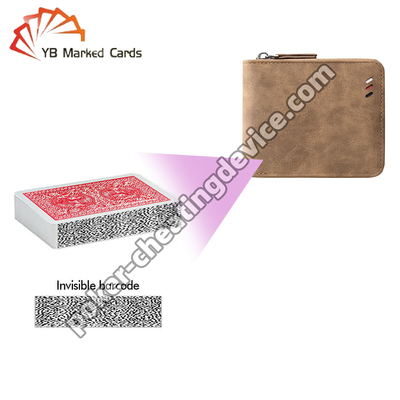 โป๊กเกอร์หลอกสแกนการ์ด Wallet สําหรับเครื่องวิเคราะห์