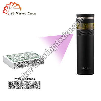 เครื่องสแกนไพ่โป๊กเกอร์ติดฉลากด้วยบาร์โค้ดในขวดน้ำ