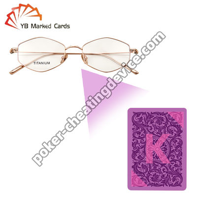แว่นตากันแดดอินฟราเรดสำหรับไพ่ที่ทำเครื่องหมายด้วยอินฟราเรด