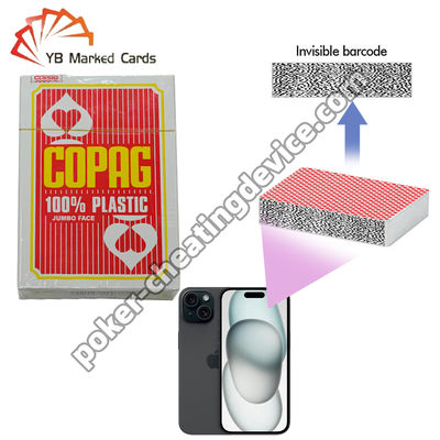 Copag Barcode การ์ดที่ติดป้ายด้าน สําหรับเครื่องวิเคราะห์โป๊กเกอร์