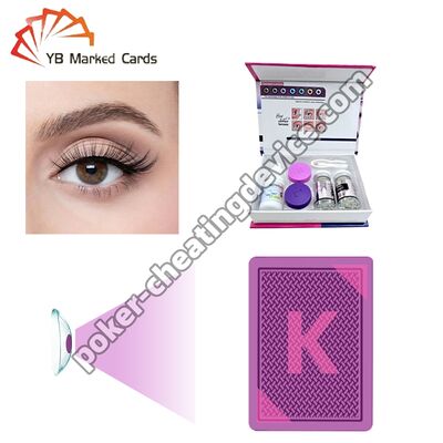 การทำเครื่องหมายไพ่ คอนแทคเลนส์สำหรับไพ่ที่ทำเครื่องหมายด้วยหมึกมองไม่เห็น