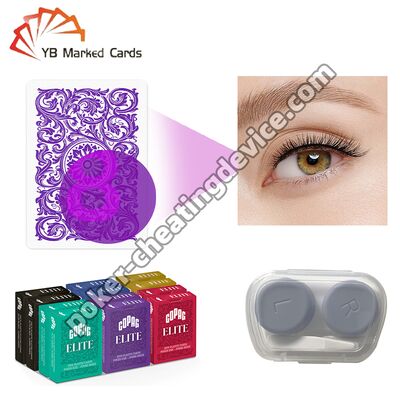 คอนแทคเลนส์สำหรับไพ่ที่ทำเครื่องหมายด้วยหมึกที่มองไม่เห็น