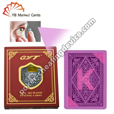 ไพ่ที่ทำเครื่องหมายด้วยหมึกเรืองแสงอินฟราเรดที่มองไม่เห็น