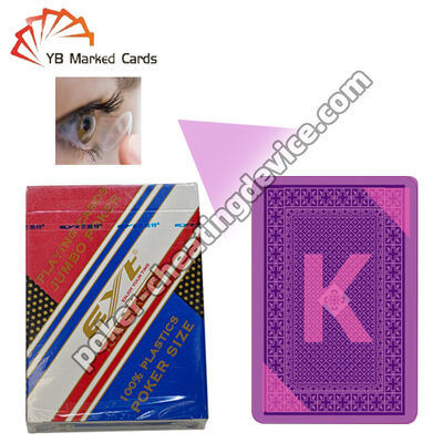 EYT การ์ดที่ติดป้ายด้วยหมึกที่มองไม่เห็นด้วยหมึกอินฟราเรดที่ส่องแสง