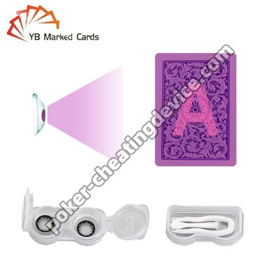 คอนแทคเลนส์อินฟราเรดสำหรับไพ่ที่ทำเครื่องหมายด้วยหมึกที่มองไม่เห็น