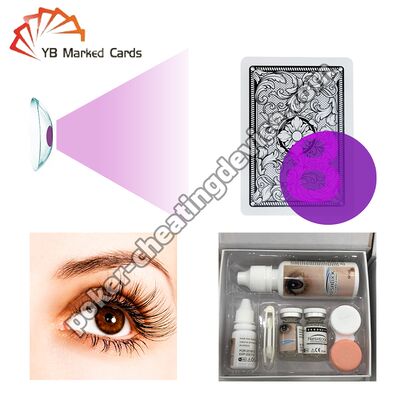 เลนส์สัมผัสรังสี เพื่อเห็นการ์ดที่ติดป้ายในการ์ดโกง